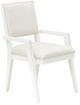 Michael Amini® Palm Gate Cloud White Arm Chair-0