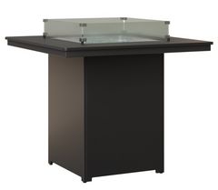 Numa Outdoor 47" Bar Height Fire Table - Matte Black