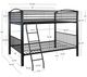 Powell® Heavy Metal Black Full/Full Bunk Bed-2