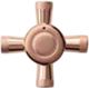 AGA™ Elise Polished Copper 9 Knob Pack-0