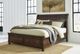 Millennium® by Ashley® Porter Rustic Brown King Sleigh Storage Bed-0
