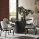 Four Hands Oranda Polished Black Dining Table-1