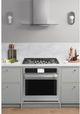 Café™ 30" Stainless Steel Wall Mount Glass Canopy Chimney Hood-1
