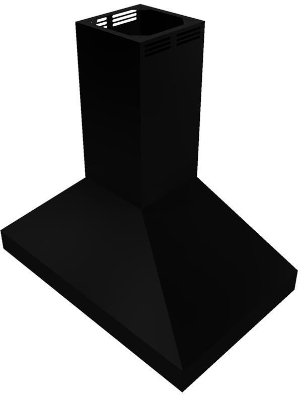 Vent-A-Hood® 42" Black Air Recover System (ARS) Duct-Free Euro-Style Island Range Hood-1