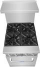 Atosa® CookRite 24'' Stainless Steel Commercial Freestanding Gas Range-3