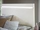 Homelegance® Kerren White King Upholstered Panel Bed-3