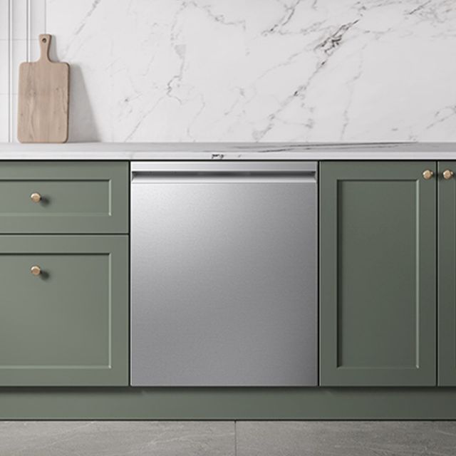 Samsung Bespoke 24" Fingerprint Resistant Stainless Steel Top Control Built In Smart Dishwasher with 3rd Rack Washing System