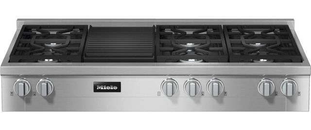 Miele 48" Gas Clean Touch Steel Rangetop-0