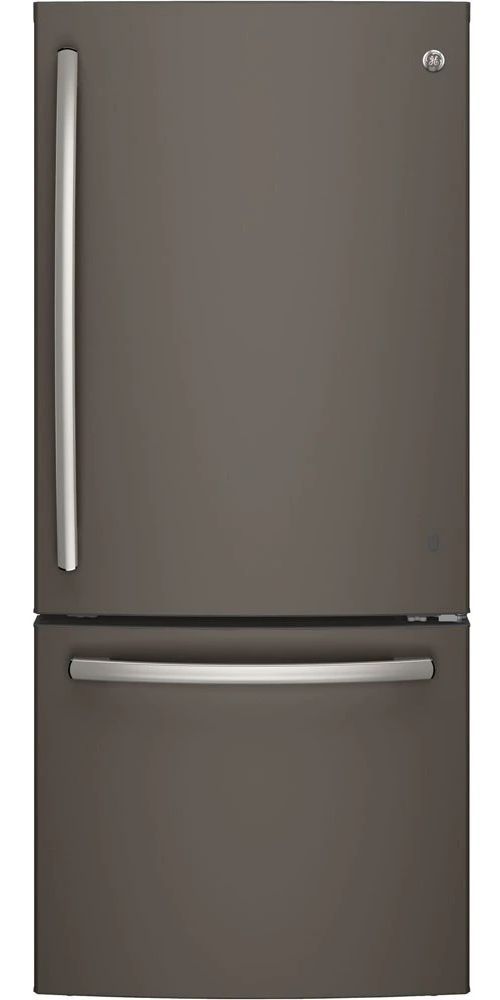 GE® 20.9 Cu. Ft. Slate Bottom Freezer Refrigerator-0