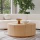 Classic Home Layne Natural 42" Round Coffee Table-1