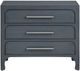 Crestview Collection Langford Blue 3-Drawer Chest-2