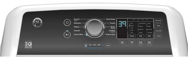 GE® 4.5 Cu. Ft. White Agitator Top Load Washer with Water Level Control-4