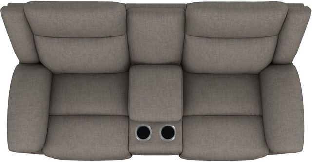 La-Z-Boy® Ava Truffle Manual Reclining Loveseat with Console-4
