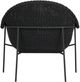 Four Hands Suerte Arashi Ink/ Dark Black Hyacinth Acrylic/Polyethylene Outdoor Chair -3