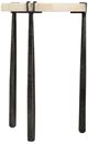 Hooker® Furniture Driftwood Gray Spot Table with Black Base-0