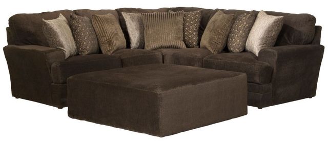 Jackson Furniture Mammoth 3-Piece Chocolate Sectional-0