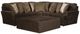 Jackson Furniture Mammoth 3-Piece Chocolate Sectional-0