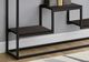 Monarch Specialties Inc. Espresso 48"L with Black Metal Hall Console Table-2