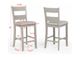 Crown Mark Lester 5-Piece Greige Counter Dining Set-3