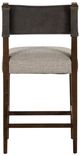 Four Hands Ferris Nubuck Charcoal/Tulsa Ink Counter Stool-3