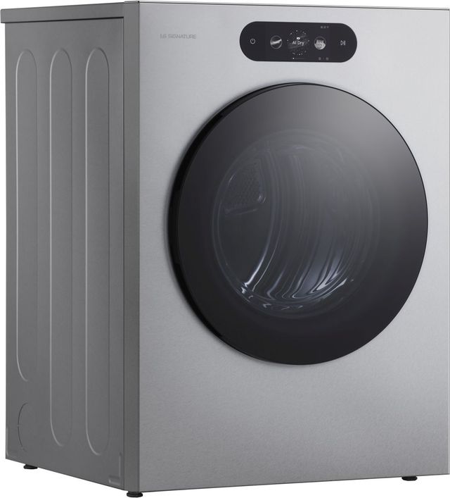 LG SIGNATURE 9 Cu. Ft. Brushed Platinum Steel Smart Front Load Electric Dryer-3