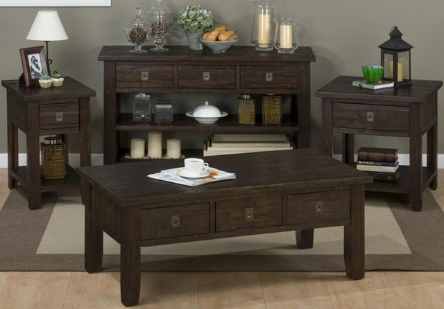 Jofran Inc. Kona Grove Brown Chairside Table-1