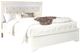 Global Furniture USA Pompei 5-Piece White King Upholstered Panel Bedroom Set-2