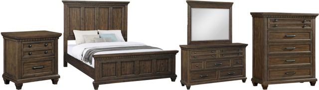 Coaster® Bennington 5-Piece Acacia Brown Bedroom Set-0
