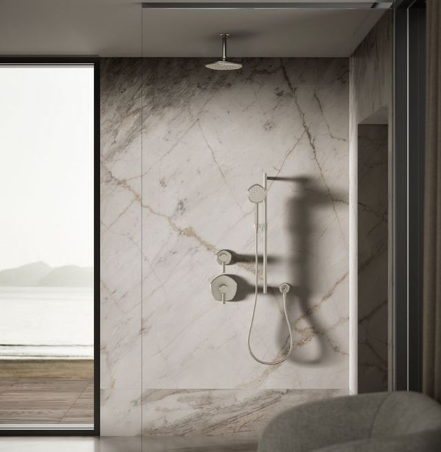 KOHLER® Occasion® Vibrant Brushed Nickel 1.75 GPM 8" Single-Function Rainhead-2