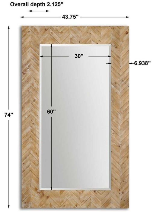 Uttermost® Demetria Light Gray Glaze Mirror-2
