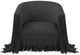 TOV Furniture Shag Me Black Swivel Accent Chair-3