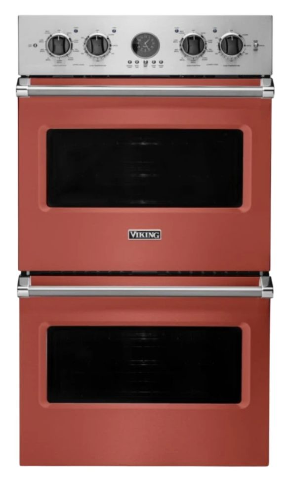 Viking® 5 Series 27" Spiced Cider Double Electric Premiere Wall Oven-0