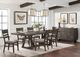 Intercon Hearst Beige/Reclaimed Chevron Upholstered Panel Dining Side Chair-1