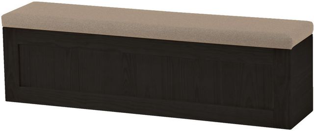 Crate Designs™ Furniture Espresso Storage Bench-0