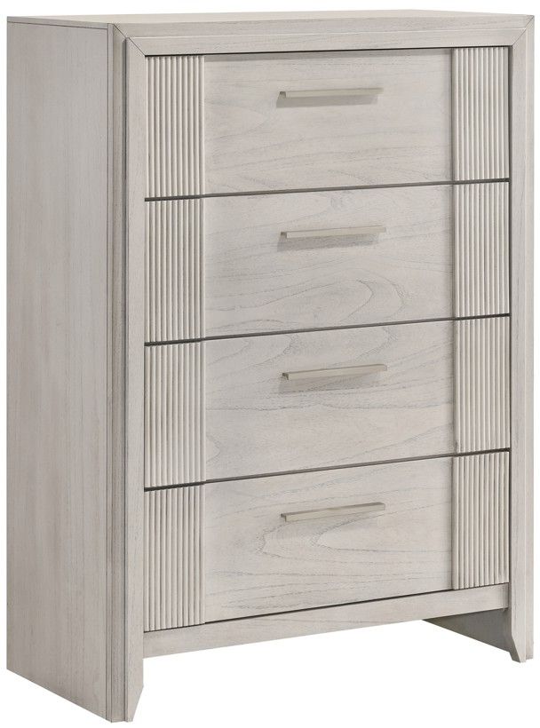 Crown Mark Carlton White Chest-0