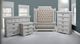 Million Dollar Rustic Sam 4-Piece Cream/Nero White Queen Upholstered Panel Bedroom Set-1