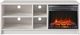 Ameriwood Home Noble Ivory Oak 55" Electric Fireplace Media Console -0