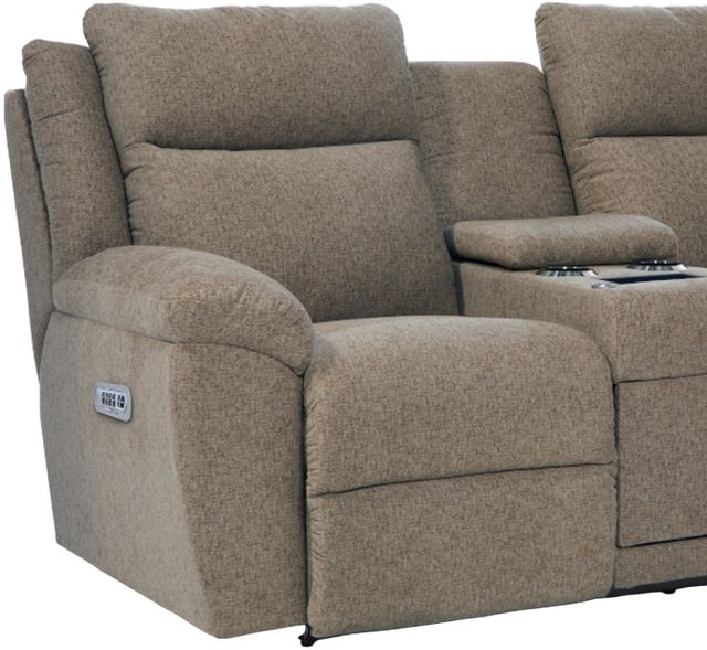 La-Z-Boy® Joel Cocoa Power Reclining Loveseat with Console, Headrest, and Lumbar-1