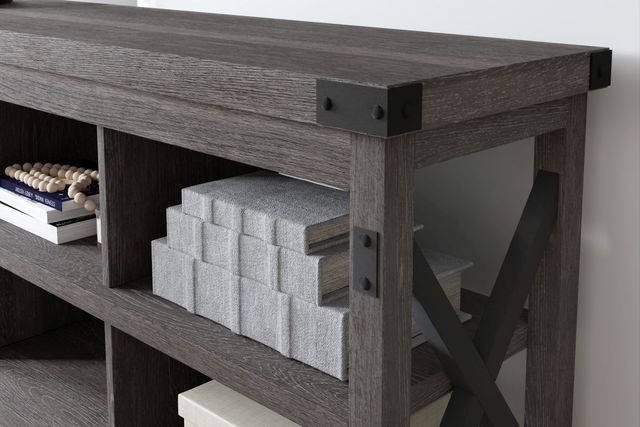 Signature Design by Ashley® Freedan Grayish Brown Large TV Stand-2