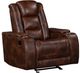 New Classic® Home Furnishings Chester Brown Manual Glider Recliner-0