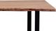 Porter International Designs Manzanita Natural Dining Table with Black V Base-3