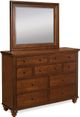 aspenhome® Cambridge Brown Cherry Dresser Landscaper Mirror-1