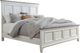 Liberty Furniture Allyson Park 4-Piece Charcoal/Wirebrushed White Queen Panel Bedroom Set with Chest-1