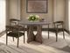 International Furniture Direct Natural Teca Brown 55" Dining Table-5