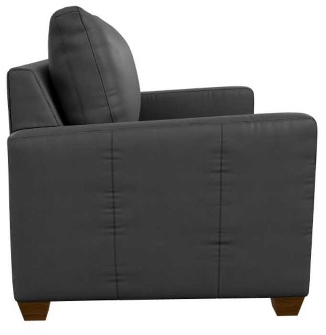 La-Z-Boy® Wilmette Navy Leather Chair and a Half-2