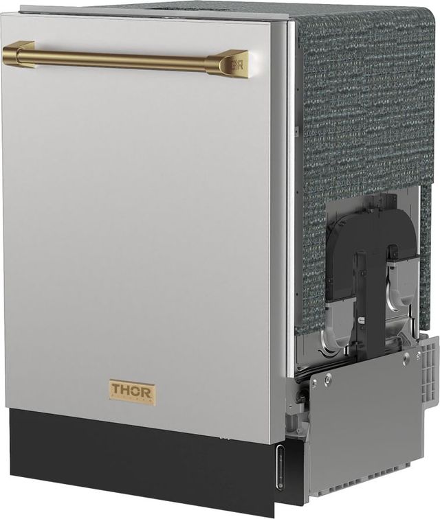 Thor Kitchen® Gordon Ramsay Series 24" Stainless Steel Top Control Built In Dishwasher-1