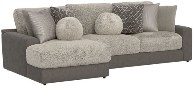 Jackson Furniture Canyon 2-Piece Fawn/Umber Left-Arm Facing Sectional-0