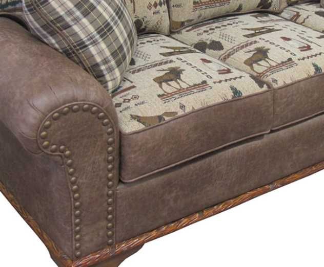 Marshfield Furniture Whitetail Ridge Gray Queen Sleeper Sofa-1