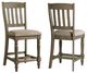 Intercon Balboa Park Brown/Roasted Oak 40" Slat Dining Side Chair-2