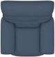La-Z-Boy® Joshua Navy Power Rocking Recliner with Headrest and Lumbar-2